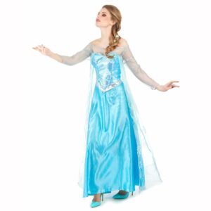 Costume Adulte Reine Des Neiges Deguisement Princesse Glacee Feerique 2