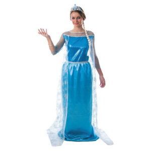 Costume Adulte Reine Des Neiges Luxe Deguisement Princesse Glaciale 1