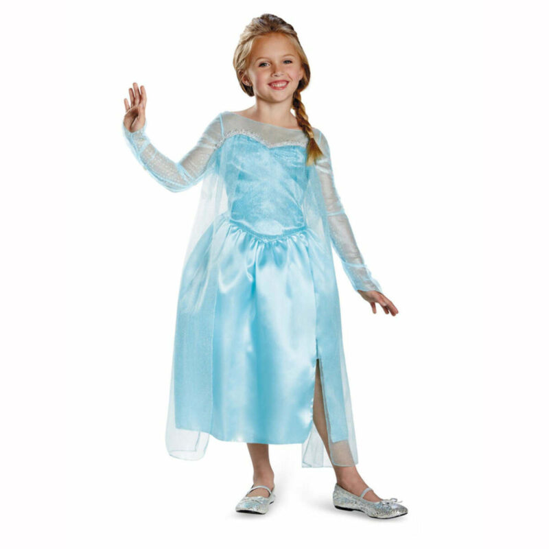 Costume De Princesse Enfant Luxe Reine Des Neiges Deguisement Elsa Qualite Superieure 1