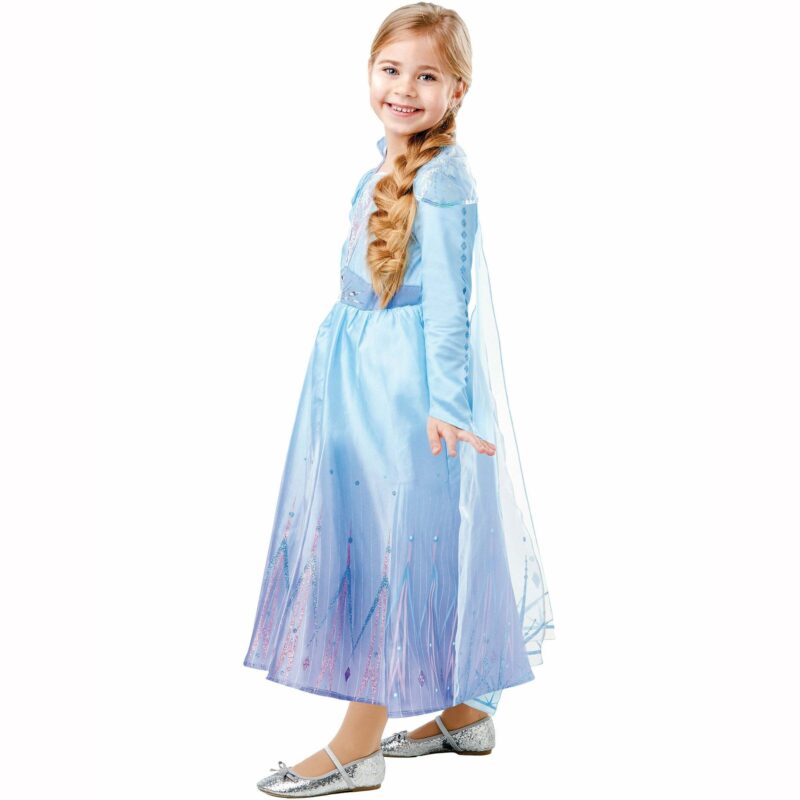 Costume Enfant Reine Des Neiges Luxe Deguisement Princesse Glacee Premium 1