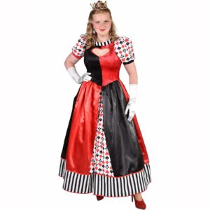 Costume Reine De Coeur Adulte Luxe Femme Deguisement Conte De Fees 1