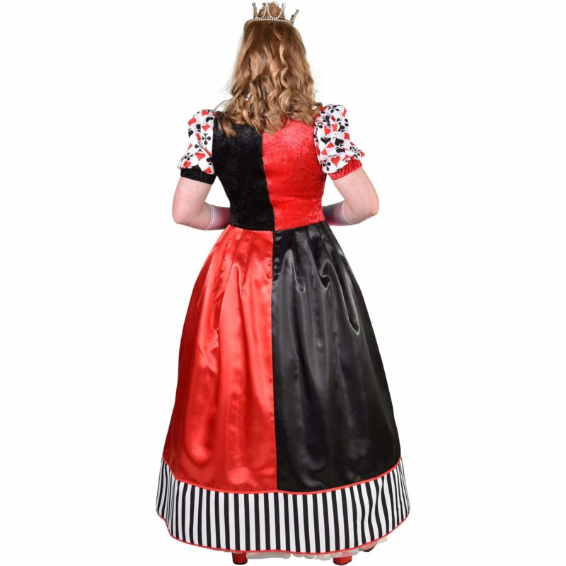 Costume Reine De Coeur Adulte Luxe Femme Deguisement Conte De Fees