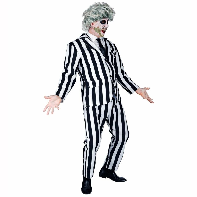 Deguisement Adulte Esprit Sordide Style Beetlejuice Pour Halloween Et Soirees Thematiques 1
