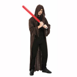 Deguisement Adulte Type Jedi Robe Marron Avec Manches Force Cosplay 1