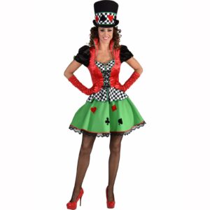 Deguisement Femme Adulte Reine De Coeur Poker Casino Luxe Soiree Theme 1
