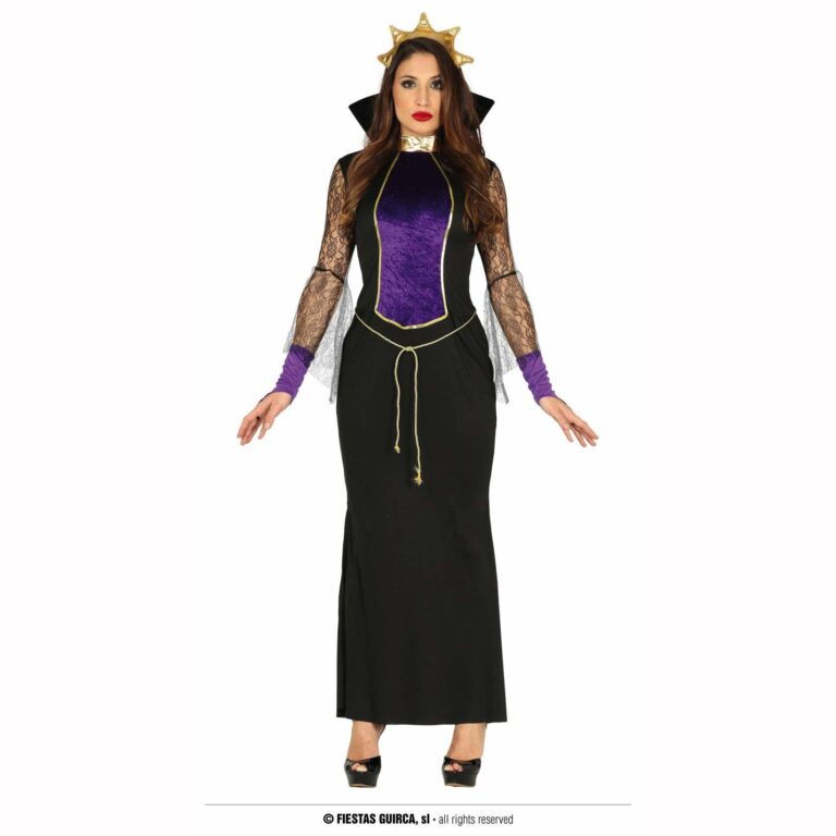 Deguisement Mechante Reine Conte De Fees Adulte Femme Halloween Carnaval 1
