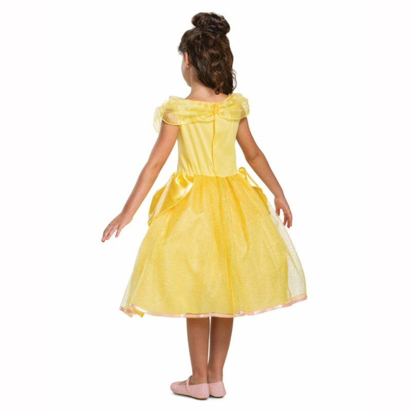 Deguisement Princesse Enfant Luxe Jaune Or Inspire De La Belle Et La Bete