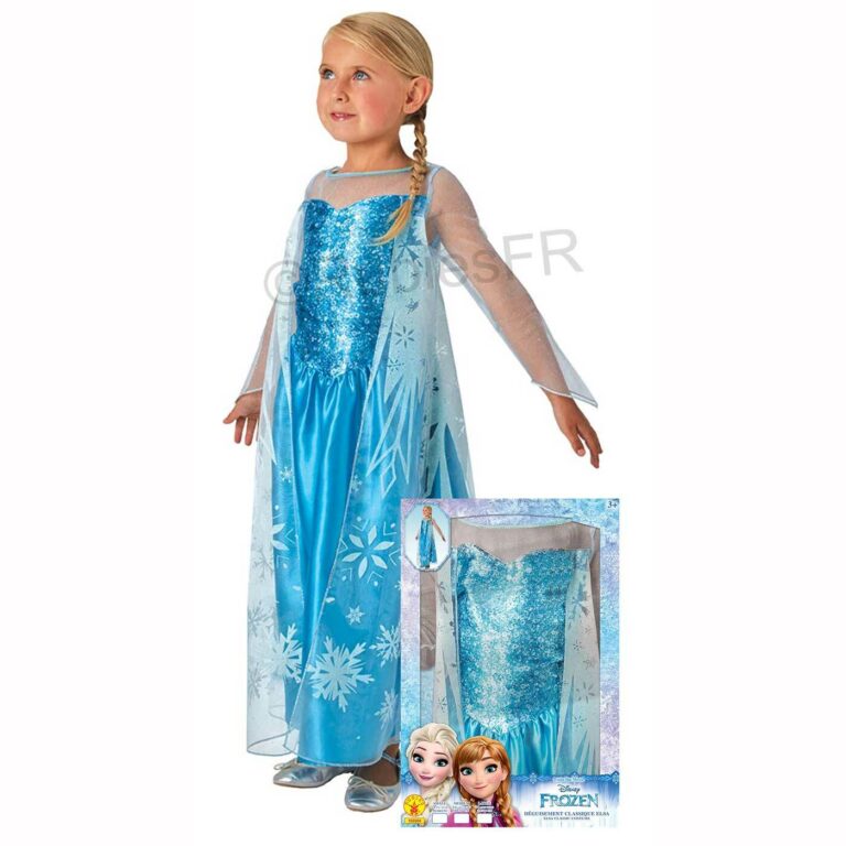 Deguisement Princesse Reine Des Neiges Enfant Panoplie Complete Pour Fetes Et Carnaval 1