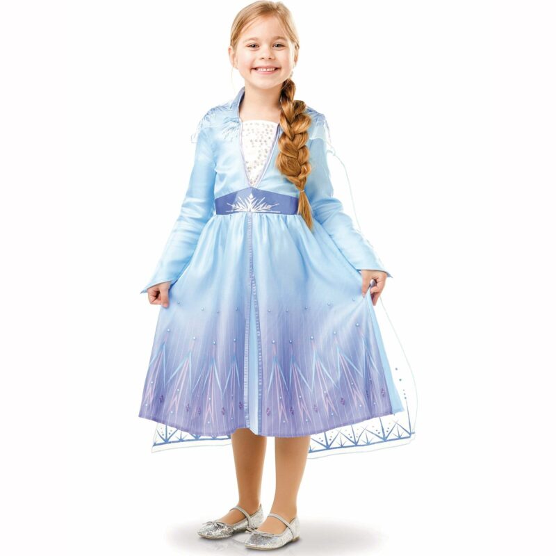 Deguisement Reine Des Neiges 2 Enfant Robe Tressee De Princesse 2